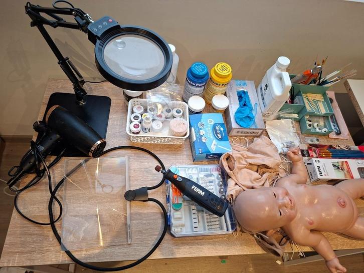 materiaal silicone reborn *ACTIE TOT EIND 2025: 750€!*, Verzamelen, Poppen, Gebruikt, Overige typen, Levensecht of Reborn, Ophalen of Verzenden