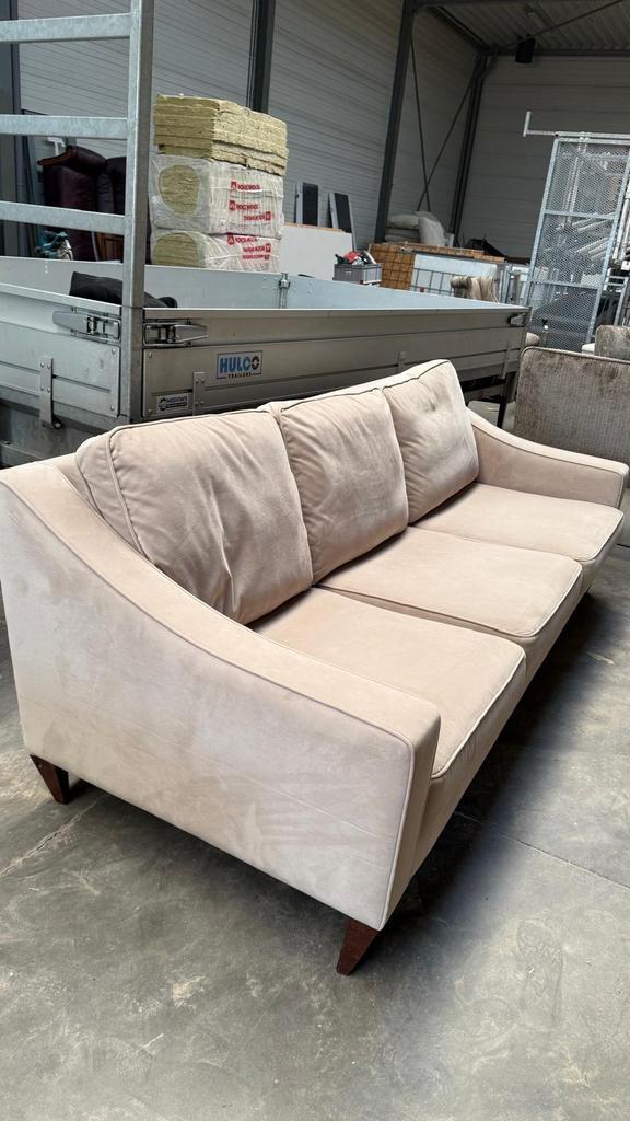 Luxe Bank & 2 Fauteuils - Stijlvolle Zitset, Huis en Inrichting, Banken | Bankstellen, Zo goed als nieuw, Rechte bank, Vierpersoons of meer