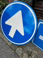 Verkeersbord rond 60cm pijl, Ophalen, Zo goed als nieuw