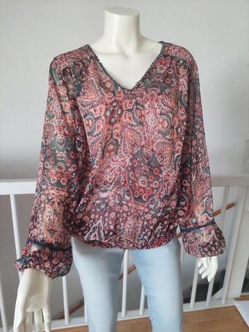 Blouse Boho Ibiza Festival Maat 48 zo goed als nieuw beschikbaar voor biedingen