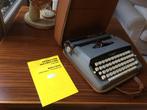 Vintage Grijze brother typemachine in koffer, Ophalen of Verzenden, Zo goed als nieuw