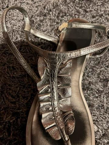 MICHAEL KORS slippers maat 38 origineel ZGAN ZILVER beschikbaar voor biedingen