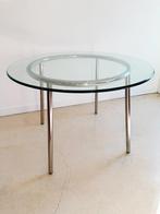 Vintage tafel, Ophalen, Gebruikt, Rond, 50 tot 100 cm