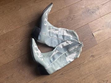 Tony Mora cowboylaarzen 37 blauw wit beschikbaar voor biedingen