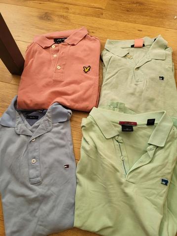 4 polo's maat s tommy hilfiger, scotch en soda etc  beschikbaar voor biedingen