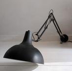 Grote zwarte wandlamp (2x), industriële scharnier lamp, Huis en Inrichting, Lampen | Wandlampen, Ophalen of Verzenden, Zo goed als nieuw