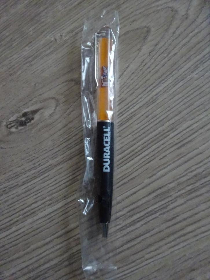 Balpen met bewegend Duracell konijn (trommelaar), Verzamelen, Merken en Reclamevoorwerpen, Nieuw, Gebruiksvoorwerp, Ophalen of Verzenden