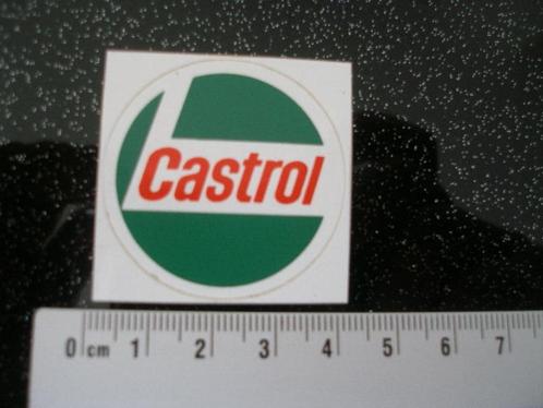 sticker castrol logo klein rond, Verzamelen, Stickers, Zo goed als nieuw, Bedrijf of Vereniging, Verzenden