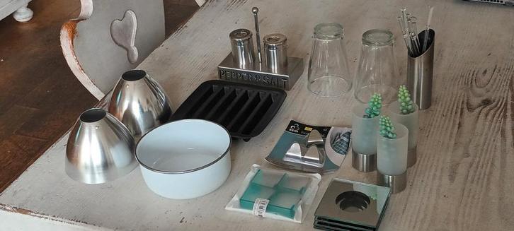 RVS Keuken & Cocktail Set, Huis en Inrichting, Keuken | Keukenbenodigdheden, Zo goed als nieuw, Ophalen of Verzenden