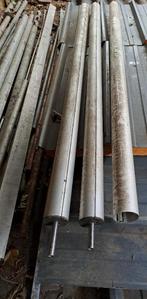 aluminium palen 3 stuks 213lang 9cm buiten maat, Ophalen, Gebruikt, Minder dan 180 cm, Palen