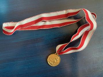 Ski-medaille uit Oostenrijk; medaille skien beschikbaar voor biedingen