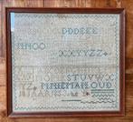 Antieke Merklap, Antiek en Kunst, Antiek | Kleden en Textiel, Ophalen of Verzenden