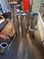 Isoduct Rookkanaal - Diverse Onderdelen, Ophalen, Gebruikt, Rvs, Minder dan 2 meter