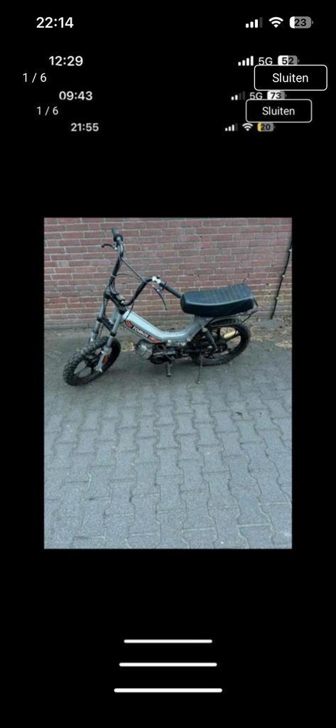 Cross tomos, Fietsen en Brommers, Brommers | Tomos, Gebruikt, Standard, Maximaal 45 km/u, Ophalen