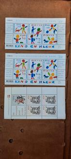 Kinderpostzegels - 3 velletjes, Postzegels en Munten, Postzegels | Nederland, Ophalen of Verzenden, Na 1940, Gestempeld
