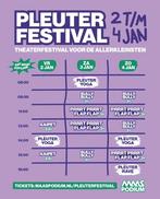 4 Tickets Pleuter Festival Maaspodium Pleuterfestival, Drie personen of meer