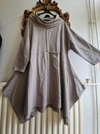 Als nieuw! Made in italy warm grijs wijd punten split jurk, Kleding | Dames, Made in Italy, Jurk, Ophalen of Verzenden, Zo goed als nieuw