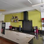 Witte hoogglans keuken 4.60 meter, hardstenen blad, Gebruikt, Wit, Overige typen, Graniet of Steen