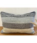Kelim kussenhoes met modern kelim ca 60x40 cm met vulling, Ophalen of Verzenden