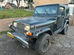 Wrangler 2.5 Hard Top APK 31-7-27 NAP KEIHARD TOPPER, Auto's, Jeep, 4 cilinders, 4 stoelen, Leder en Stof, Origineel Nederlands