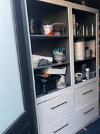 Jan des Bouvrie Buffetkast Wit, Huis en Inrichting, Kasten | Buffetkasten, Ophalen, Gebruikt, 100 tot 150 cm, Met lade(s)