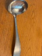 Antiek brocante verzilverd opscheplepel soeplepel gero, Antiek en Kunst, Antiek | Bestek, Ophalen of Verzenden