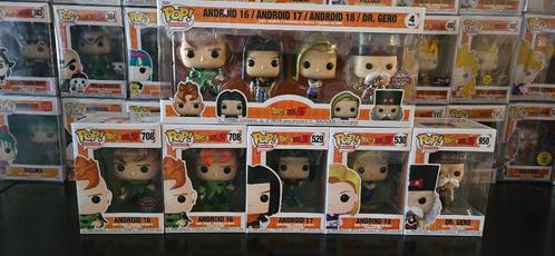 Funko Pop Dragon Ball - Androids (16, 17, 18, Gero) (9 pops), Verzamelen, Poppetjes en Figuurtjes, Zo goed als nieuw, Ophalen
