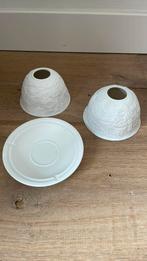 Porseleinen waxinelichthouders, Ophalen of Verzenden, Zo goed als nieuw