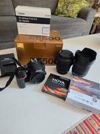 Nikon D5500 | Sigma Lens | Filters + accessoires, Ophalen of Verzenden, Gebruikt
