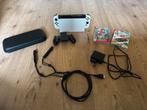 Nintendo Switch OLED met games, Spelcomputers en Games, Switch OLED, Met games, Met 2 controllers, Ophalen of Verzenden