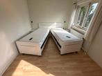 Elektrisch Verstelbaar Senioren  Bed, Ophalen, Verstelbaar, Wit, Tweepersoons
