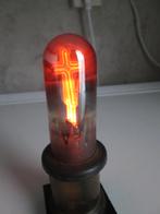 antiek godslampje kruislampje veertje art deco gloeilamp, Ophalen of Verzenden