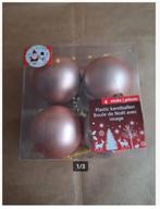 Roze kerstballen met eenhoorn, Diversen, Kerst, Evora, Onbekend, Nieuw, Ophalen of Verzenden