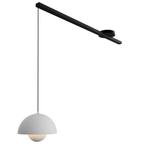 Lightswing Lamp Ophangsysteem 90cm, Ophalen, Mat, Zo goed als nieuw, Metaal
