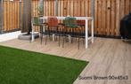 90x45x3 suomi brown (4.05 m2 keramische), Tuin en Terras, Ophalen, Nieuw, Keramiek, Terrastegels