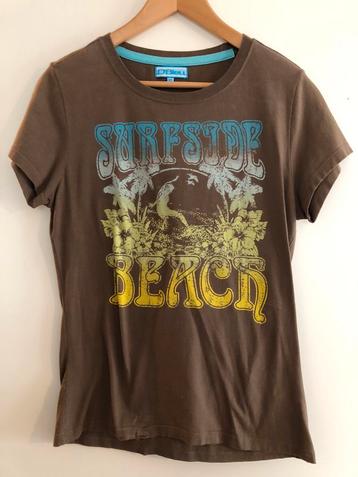 O’ Blue bruin t-shirt top beachy print xl oto 46cm beschikbaar voor biedingen