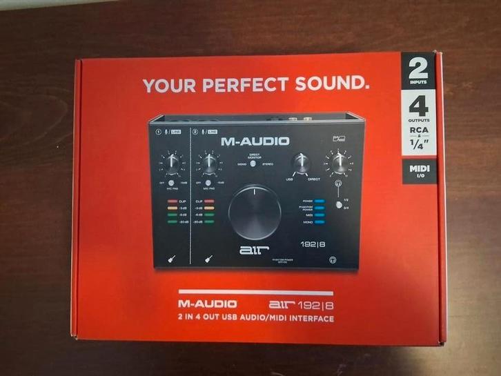 M-Audio Air 192/8 Audio Interface Nieuwstaat!, Muziek en Instrumenten, Microfoons, Zo goed als nieuw, Ophalen