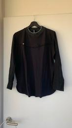 Zwart shirt Zip73 lange mouw travelstof L, Zwart, Maat 42/44 (L), Zip73, Ophalen of Verzenden
