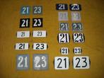 emaille huisnummer 21 en 23 ook 22 24 25 26 27 28 29 30 31 7, Antiek en Kunst, Ophalen of Verzenden