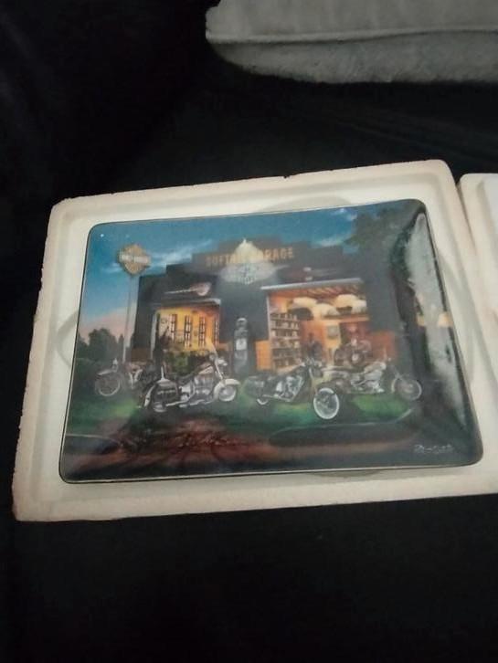 👉 Franklin Mint Motor Bikes Harley Softail garage, Antiek en Kunst, Curiosa en Brocante, Ophalen of Verzenden