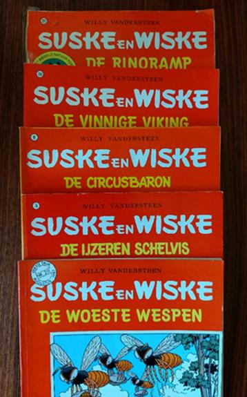 5 Suske & Wiske stripboeken 