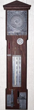 Tinnen barometer, Ophalen, Weerstation