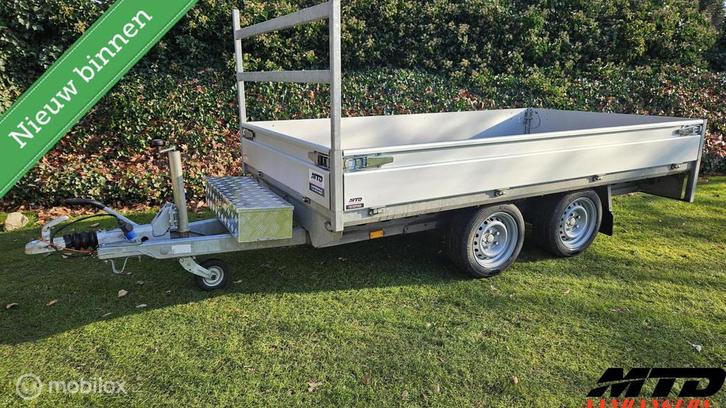 Henra verlaagde plateauwagen multitransporter ZGAN!, Auto diversen, Aanhangers en Bagagewagens, Gebruikt