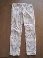 broek. Maat 42. Rosner. Spijkerstof. Lengte 100 cm., Kleding | Dames, Wit, Maat 42/44 (L), Ophalen of Verzenden, Zo goed als nieuw