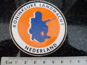 sticker koninklijke landmacht nederland soldaat geweer leger beschikbaar voor biedingen