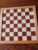 Houten schaakbord,  dambord €7.50, Ophalen, Gebruikt