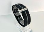 Horlogebandje 20mm Nylon Velcro Band FXD Stijl Zwart NIEUW, Ophalen of Verzenden, Nieuw, Zwart, Jongen of Meisje