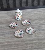Poppenhuis Servies 1:12 Porselein Bloemmotief, Ophalen of Verzenden