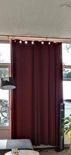 Bordeaux Rode Gordijnen Leen Bakker - 5 stuks, Huis en Inrichting, Ophalen, 100 tot 150 cm, 200 cm of meer, Zo goed als nieuw