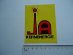 sticker oud KERNENERGIE JA smile retro kern energie, Verzenden, Zo goed als nieuw, Bedrijf of Vereniging